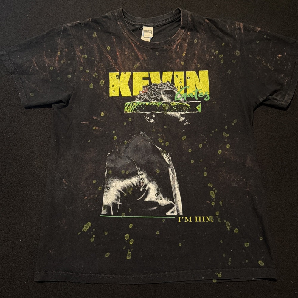Kevin Gates Paint Splatter T-Shirt‎ - Size Large